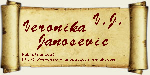Veronika Janošević vizit kartica